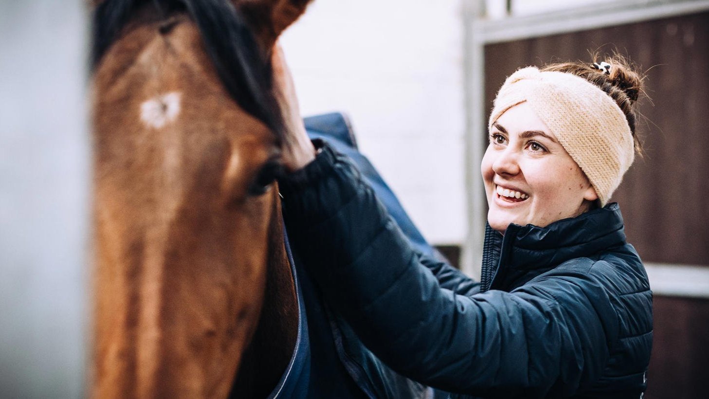 Hartpury equine student
