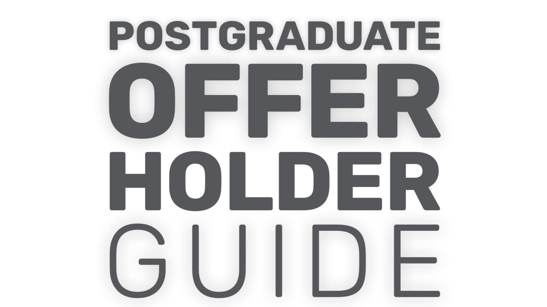 Postgraduate Offer Holder Guide