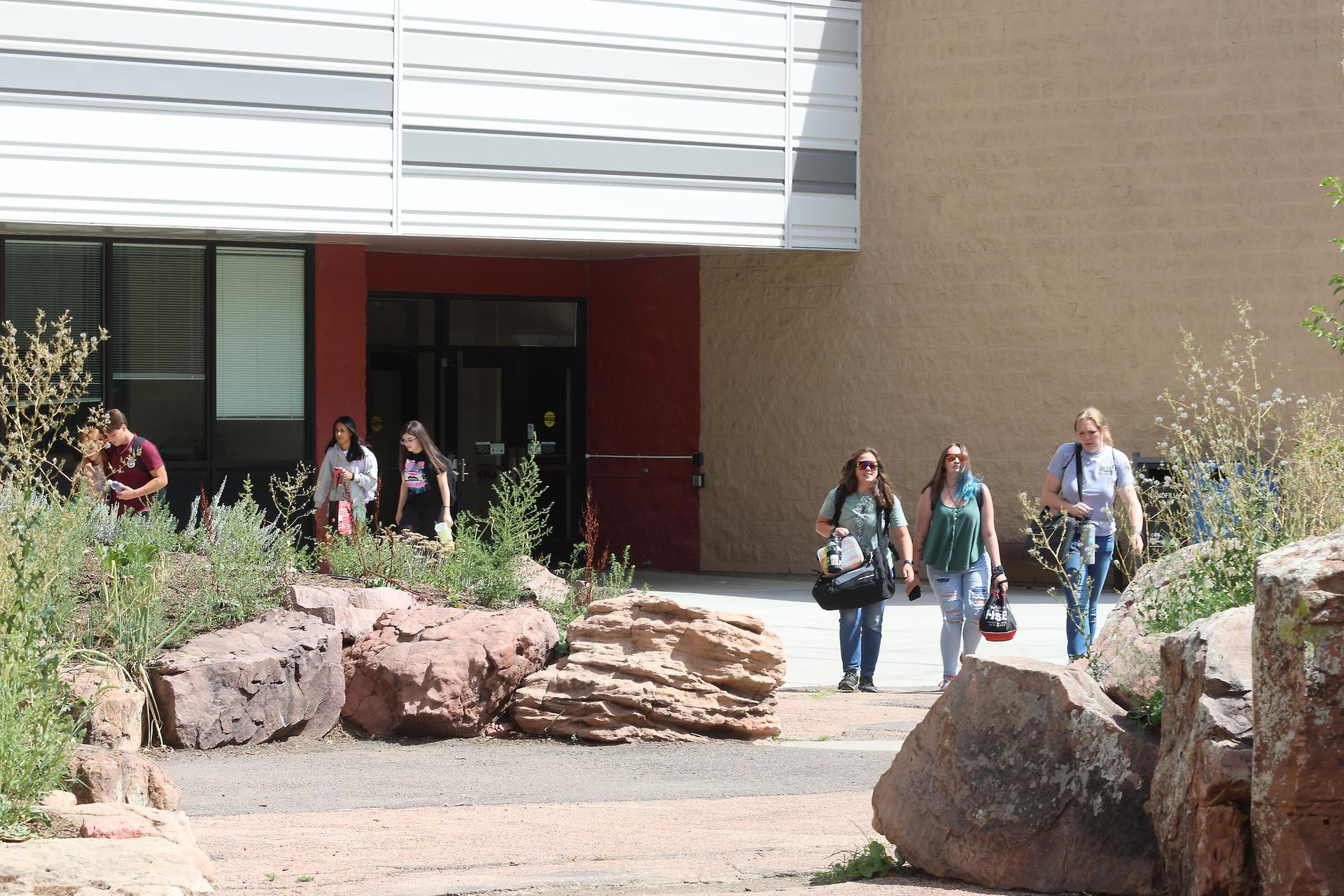 PPSC students outdoors 